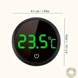 Aquarium Thermometer large display Anders Celsius Shrimp Cove