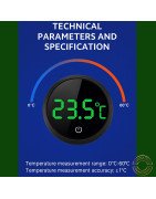 Aquarium Thermometer large display Anders Celsius Shrimp Cove