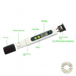 TDS Pen Total Dissolved Solids Tester Shrimp Cove