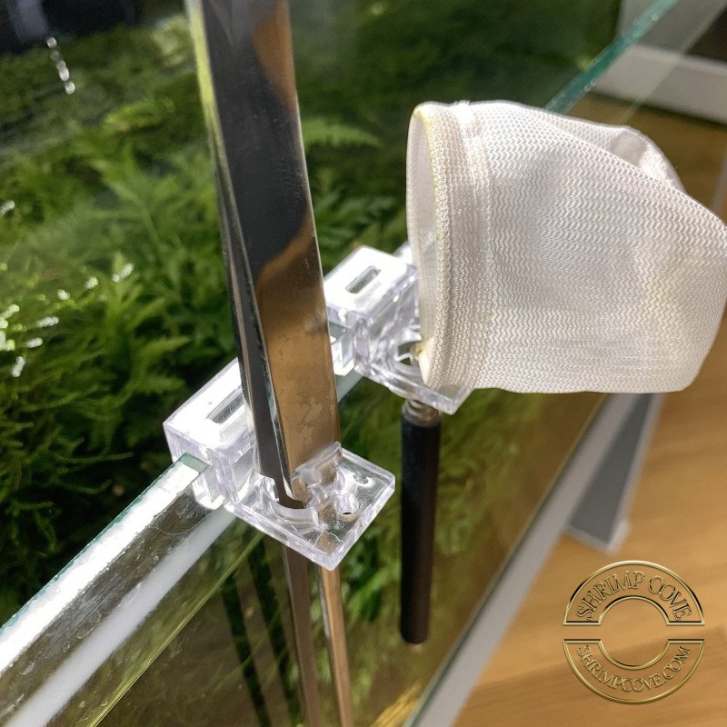 Shrimp Tank Utensil Clip - Hang on glass
