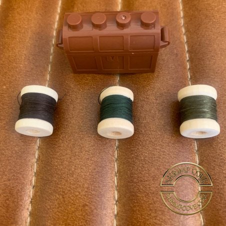 Moss Cotton Tie, mini bobbin 2M. Shrimp Cove Buy Now at Shrimp Cove UK