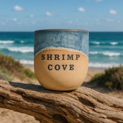 Shrimp Cove Handmade 5oz Tumbler / Trinket Pot/ Coffee Cup Buy Now at Shrimp Cove UK