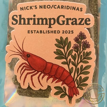 NICKS NEO/ CARIDINA SHRIMP GRAZE GET IT HERE AT SHRIMP COVE. Shrimp Snail Food Buy Now at Shrimp Cove in the UK